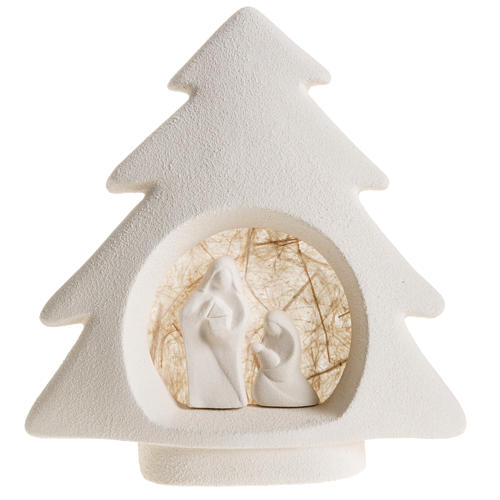 Árbol de navidad para pared en  arcilla beige 1