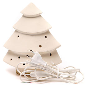 Árbol de navidad con luz, en arcilla s4