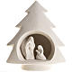 Nativity scene, tree in fire clay s1