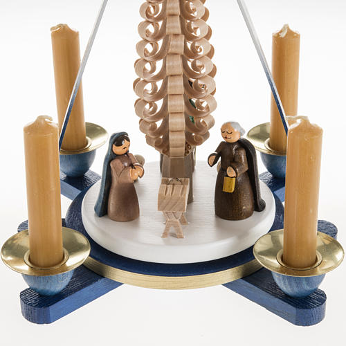 Nativity scene Pyramid model in wood, hand made in Germany 2