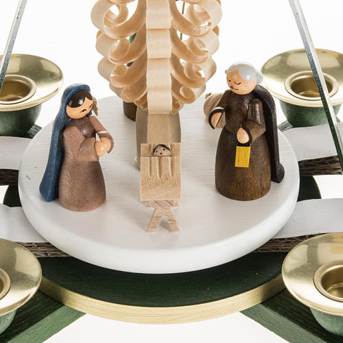 Pesebre Alemán, Pirámide de madera hecho a mano 9