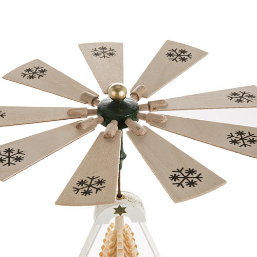 Crèche allemande mod. pyramide bois fait à la main 10