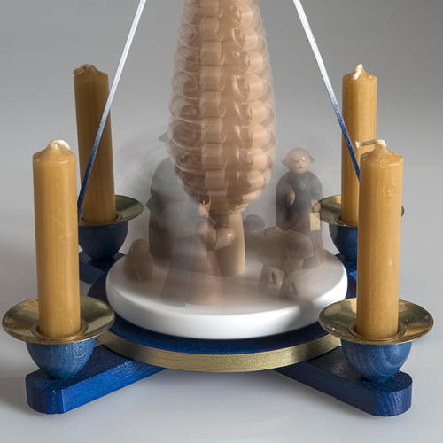 Presepe tedesco mod. Piramide legno fatto a mano 4