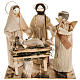 Presepe stilizzato con angelo fatto con pannocchie s1