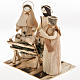 Presepe stilizzato con angelo fatto con pannocchie s3