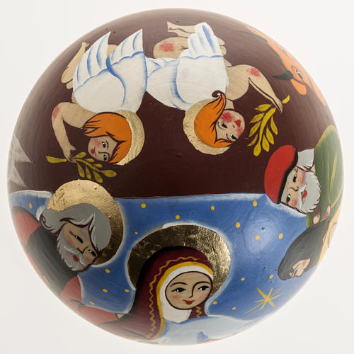 Pesebre ruso con Matrioska pintado a mano 8