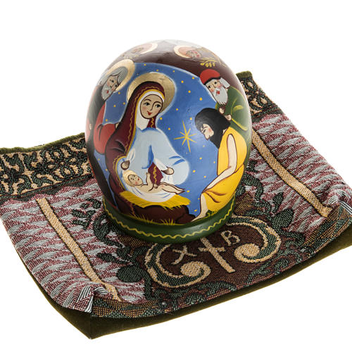 Pesebre ruso con Matrioska pintado a mano 11