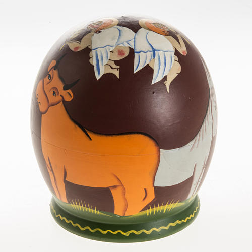 Presepe russo con Matrioska dipinto a mano 2
