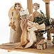 Presepe completo stilizzato fatto con pannocchie s2