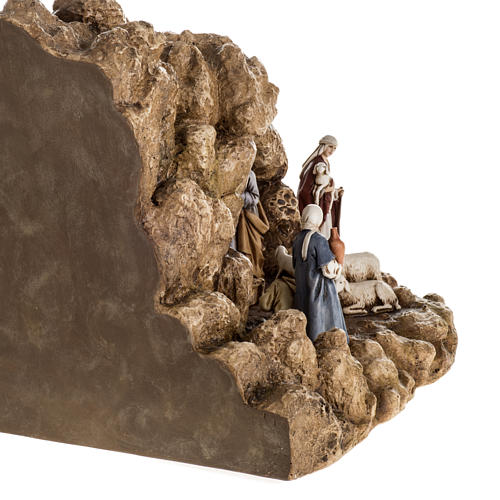 Krippe mit Grotte Landi, 11cm 9
