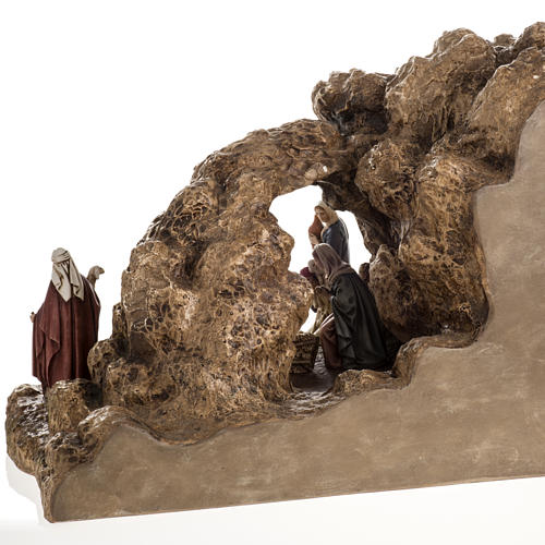 Landi Nativity set with grotto 11cm 5