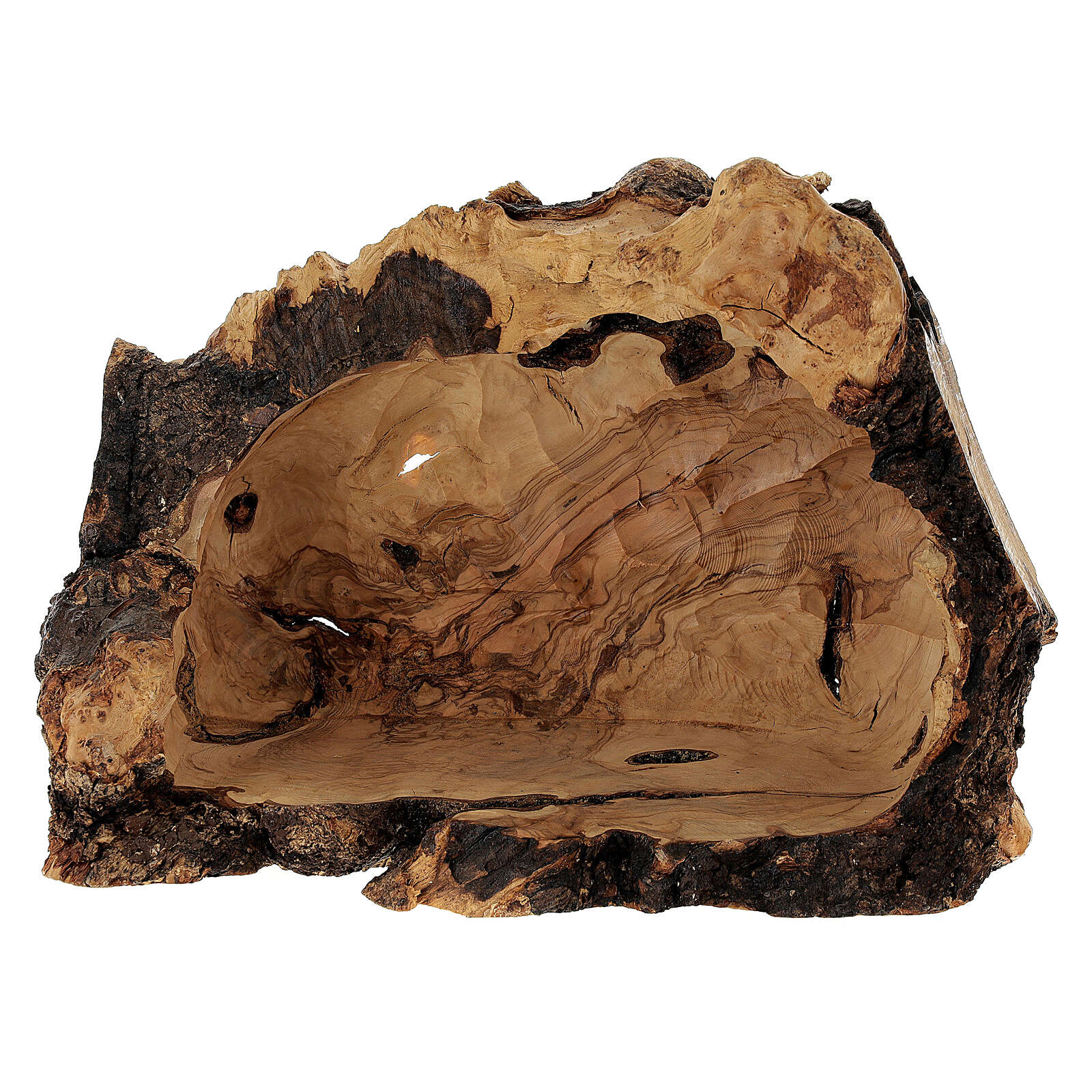 Nativity scene olive wood, Bethlehem 14 cm | online sales on HOLYART.co.uk