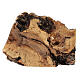 Presepe completo legno olivo Betlemme 14 cm con grotta s10