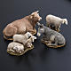 Pastorinha com jarras para Presépio Raffaello 15 cm madeira pintada s6