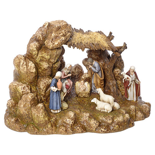 Pesebre con cabaña Landi 11cm 1