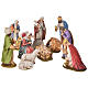 Nativity scene by Landi, 12 figurines 11cm s1