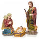 Nativity scene in coloured resin, 12 figurines 85cm s2