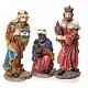 Nativity scene in coloured resin, 12 figurines 85cm s3