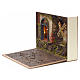 Electric mill for nativities inside a book 24x30x8cm s2