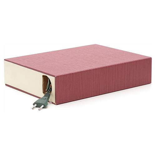 Grotta illuminata per presepe in libro 24x30x8 cm 3