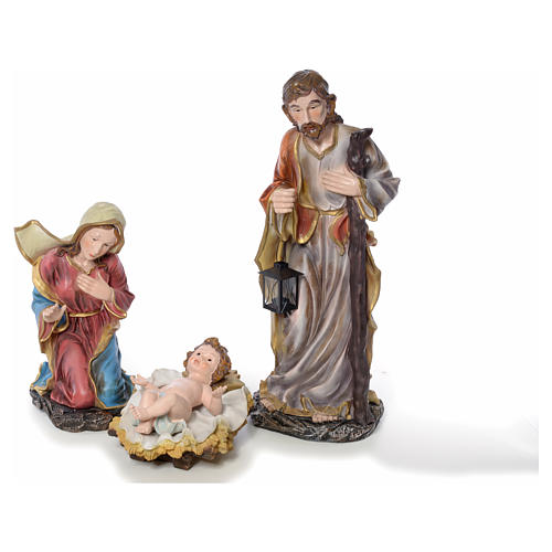 Nativity scene in resin, 12 figurines 85cm 2