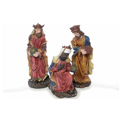 Nativity scene in resin, 12 figurines 85cm 3