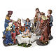 Nativity scene in resin, 12 figurines 85cm s1
