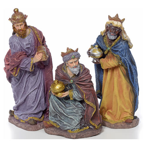 Nativity scene in resin, 12 figurines 63cm 3