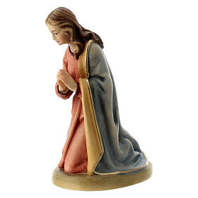 Sainte Vierge pour crèche bois peint Val Gardena 12cm