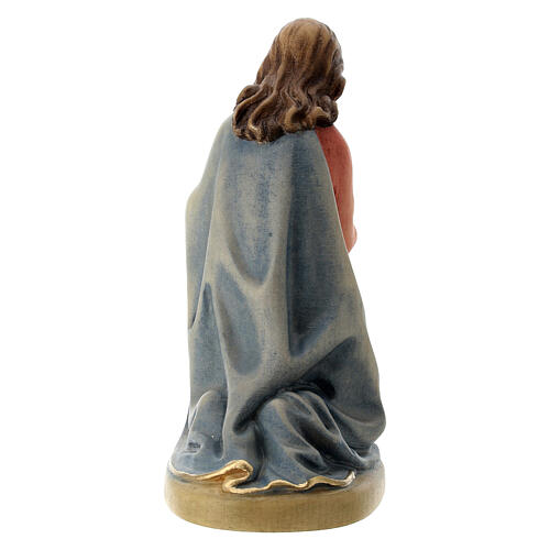 Sainte Vierge pour crèche bois peint Val Gardena 12cm 4