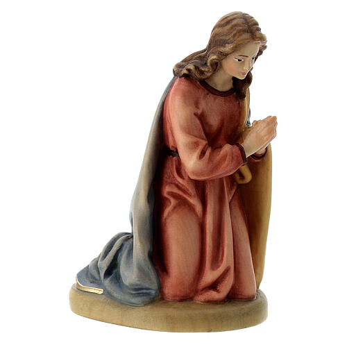 Mary wooden figurine 12cm, Val Gardena Model 3