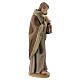 Saint Joseph pour crèche bois peint Val Gardena 12cm s4