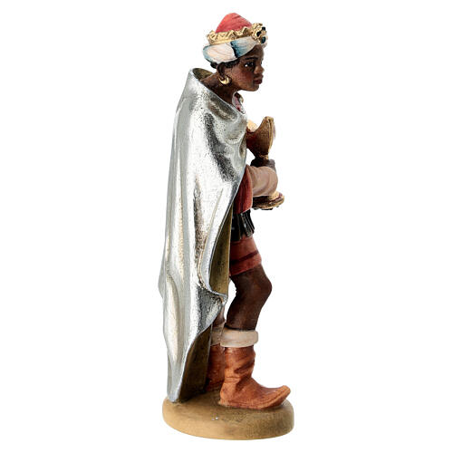 Tres Reyes Magos 12 cm madera pesebre mod. Valgardena 7