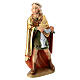 Tres Reyes Magos 12 cm madera pesebre mod. Valgardena s2