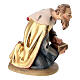 Tres Reyes Magos 12 cm madera pesebre mod. Valgardena s6