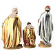 Tres Reyes Magos 12 cm madera pesebre mod. Valgardena s8
