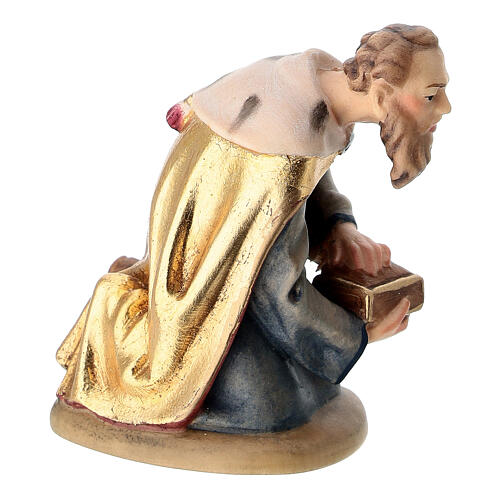 Three wise Kings wooden figurine 12cm, Val Gardena Model 6