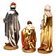 Three wise Kings wooden figurine 12cm, Val Gardena Model s5