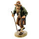 Shepherd with lantern figurine 12cm, Val Gardena Model s1
