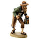 Shepherd with lantern figurine 12cm, Val Gardena Model s3