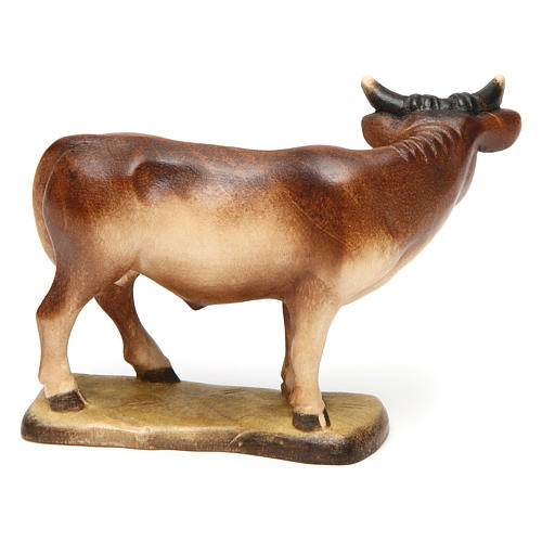 Ox figurine 12cm, Val Gardena Model 3