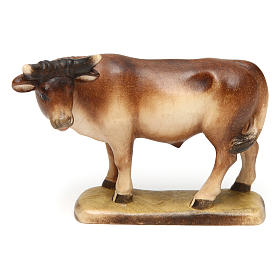 Bue 12 cm legno presepe mod. Valgardena