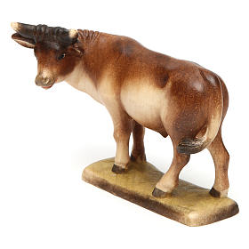 Bue 12 cm legno presepe mod. Valgardena