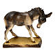 Donkey figurine 12cm, Val Gardena Model s1