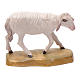 Mouton 12 cm bois crèche Val Gardena s1