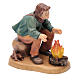 Shepherd with fire figurine, Val Gardena Model 12cm s3