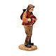 Pasterz z kapeluszem 12 cm drewno szopka model Valgardena s2