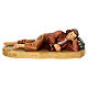 Sleeping man figurine, Val Gardena Model 12cm s1