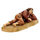 Sleeping man figurine, Val Gardena Model 12cm s3