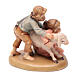 Young shepherds figurine, Val Gardena Model 12cm s3